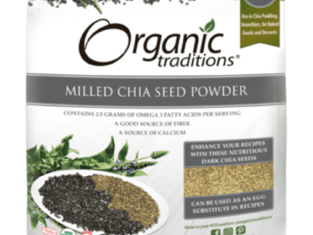 Organic traditions - dark milled chia - 227 g Online Sale