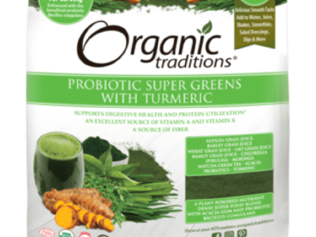 Organic Probiotic Super Greens with Turmeric Discount