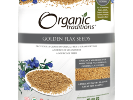 Organic traditions - golden flax seeds - 454g Hot on Sale