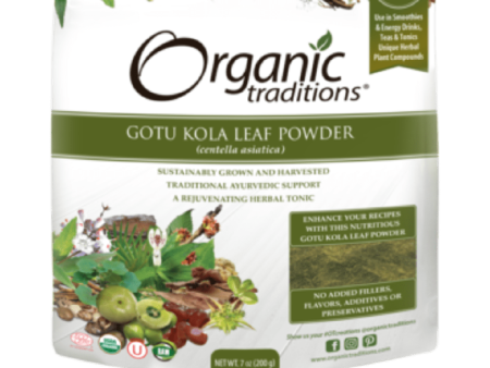 Organic traditions - gotu kola powder - 200g Fashion