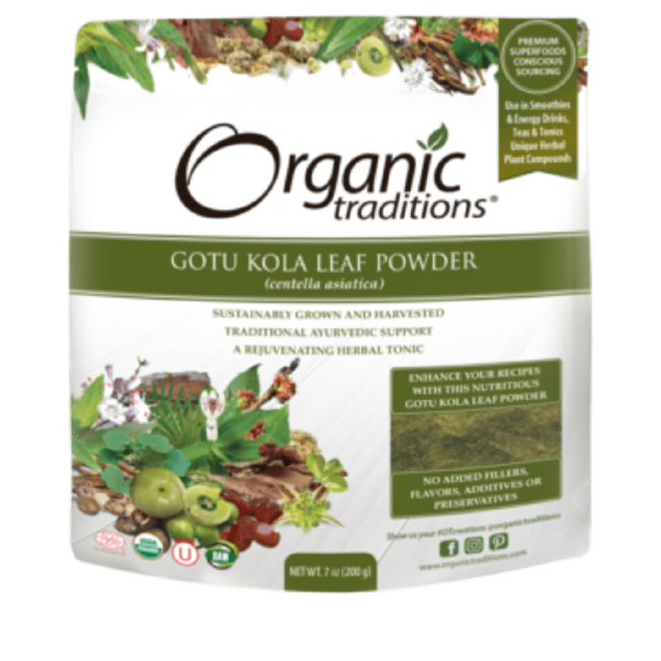 Organic traditions - gotu kola powder - 200g Fashion