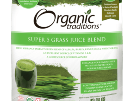 Organic traditions - wheat grass juice  powder - 150g Supply