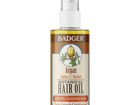 Badger - balm argan hair oil, 59.1 ml on Sale