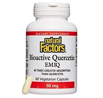 Natural factors - quercetin bioactive emiq 50mg - 60 vcaps Sale