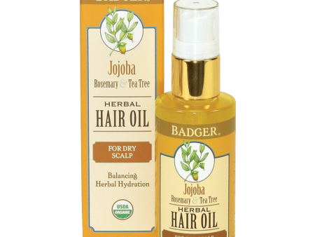 Badger - jojoba hair oil 59.1 ml Supply