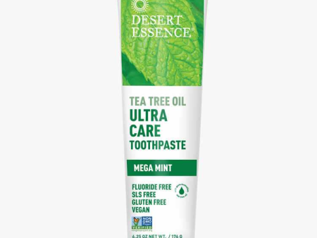 Desert essence tea tree oil toothpaste ultra care | mega mint 176 g Cheap