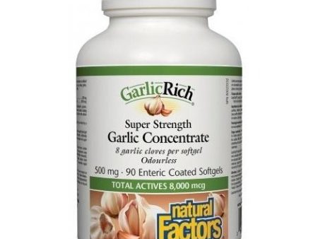 Natural factors - garlicrich® super strength garlic concentrate 500 mg Supply