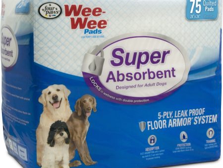 Four Paws - Container - Wee Wee Super Absorbent Pads For Sale