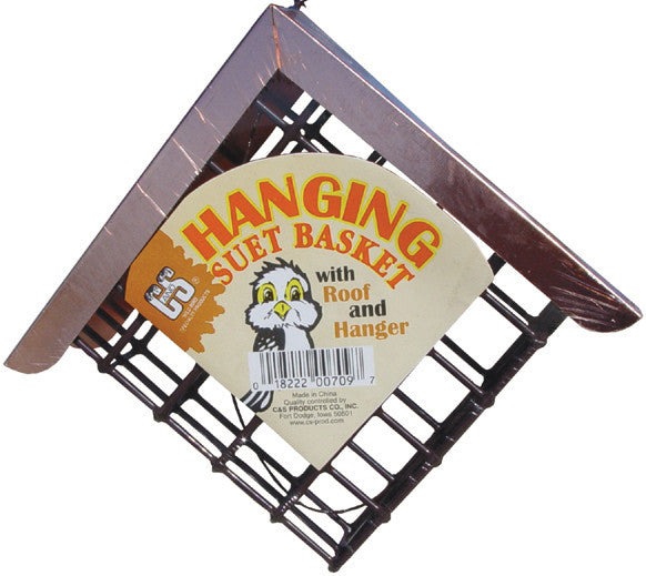 C And S Products Co Inc P - Hanging Suet Basket With Roof Online