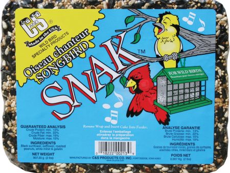 C And S Products Co Inc P - Songbird Snak Cake With Peanut Suet Nuggets Fashion