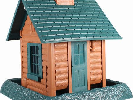 North States Industries - Village Collection Log Cabin Bird Feeder For Cheap