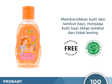 Probaby Bath Silky Cuddle 100 mL - Sabun dan Shampoo Bayi Online