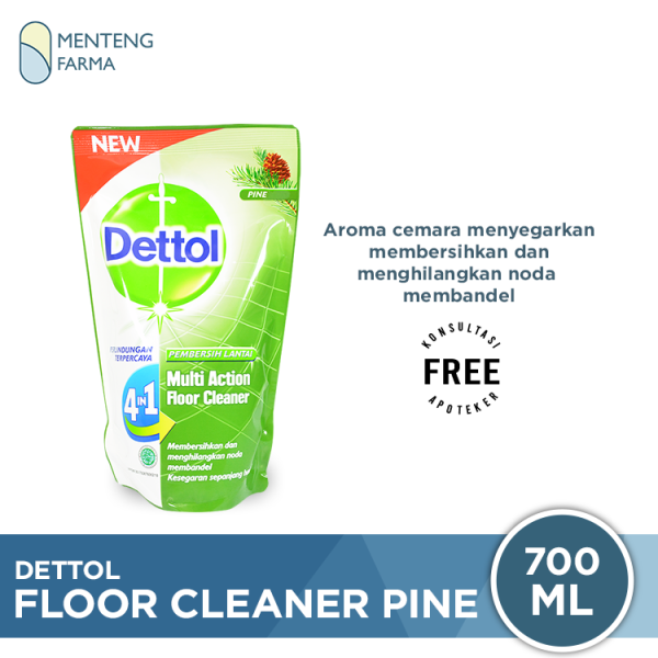 Dettol Multi Action Floor Cleaner Pine 700 ML - Pembersih Lantai Cheap