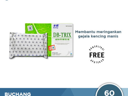 Buchang DBTRIX   Diabetrix   Tongmai Jiangtang   Obat Diabetes For Discount