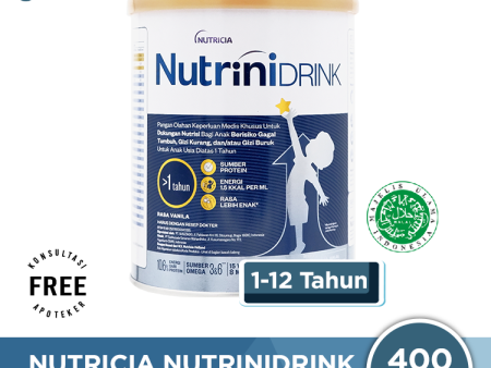 Nutricia Nutrinidrink Powder Vanila 400 gram Cheap