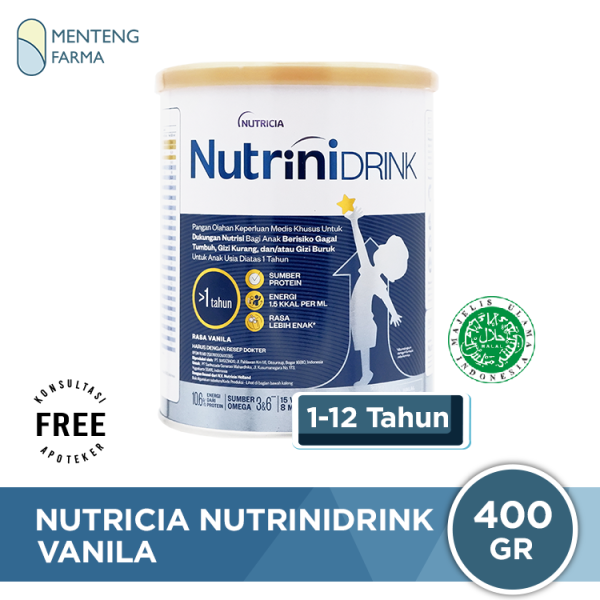 Nutricia Nutrinidrink Powder Vanila 400 gram Cheap