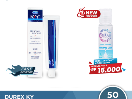 Durex KY Jelly Lubricant 50 Gr - Pelumas Durex K-Y Lubrikan For Discount