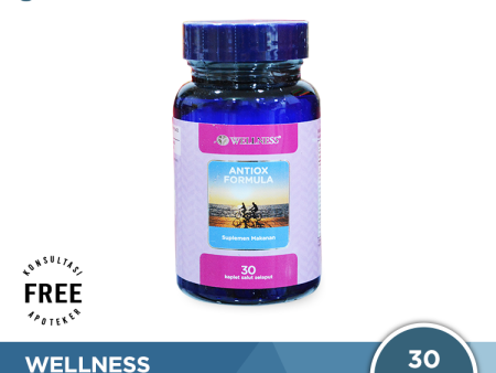 Wellness Antiox Formula Isi 30 Kaplet - Antioksidan Penangkal Radikal Supply