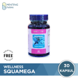 Wellness Squamega Isi 30 Kapsul - Suplemen Squalene dan Omega 3, 6, 9 For Discount