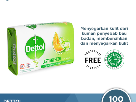 Sabun Mandi Batang Dettol Profresh Lasting Fresh 105 gram Discount