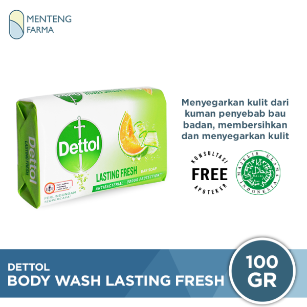 Sabun Mandi Batang Dettol Profresh Lasting Fresh 105 gram Discount