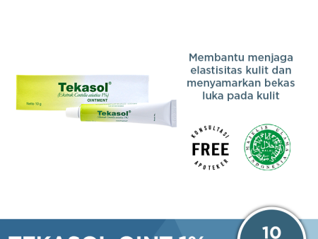 Tekasol Oint 1% 10 g - Menyamarkan Bekas Luka dan Keloid Fashion