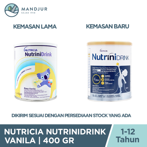 Nutricia Nutrinidrink Powder Vanila 400 gram Cheap