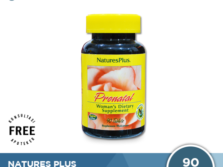 Natures Plus Prenatal 90 Tablet - Nutrisi Ibu Hamil dan Menyusui For Discount