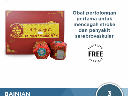 Bainian Angong Wan - An Kung, Obat Herbal Stroke Online Sale