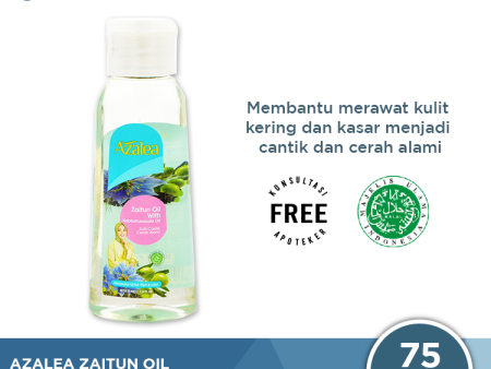 Azalea Zaitun Oil with Habbatussauda Oil 75 ML - Minyak Untuk Pijat dan Lulur Fashion