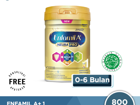 Enfamil A+ Tahap 1 Susu Formula Bayi Plain 800 gr For Sale