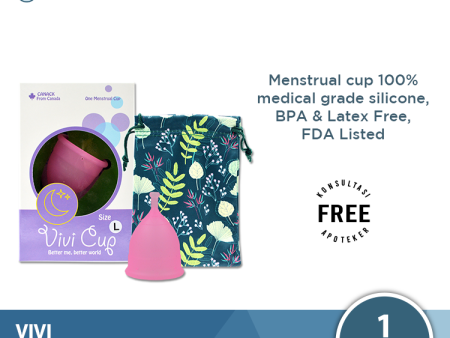 Vivi Menstrual Cup Size L - Pengganti Tampon dan Pembalut Wanita Online now