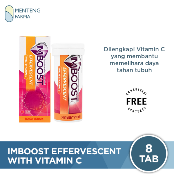 Imboost Effervescent with Vitamin C Rasa Jeruk 8 Tablet For Cheap