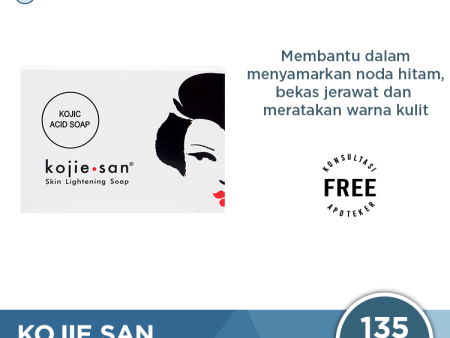 Kojie San Kojic Acid Soap 135g - Mencerahkan dan Meratakan Warna Kulit Cheap