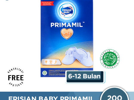 Frisian Baby Primamill 6-12 200 Gr - Susu Formula Bayi Lanjutan Online now