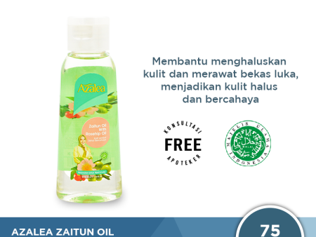 Azalea Zaitun Oil with Rosehip Oil 75 ML - Minyak Untuk Pijat dan Lulur Online now