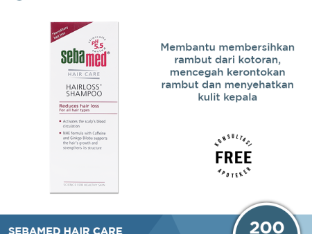 Sebamed Hair Care Hairloss Shampoo 200 ML - Sampo Perawatan Rambut Rontok For Cheap