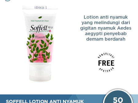 Soffell Lotion Blossom  50 Gr - Lotion Anti Nyamuk For Discount