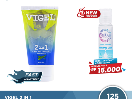 Vigel 2 in 1 Lubricant And Massage Fashion