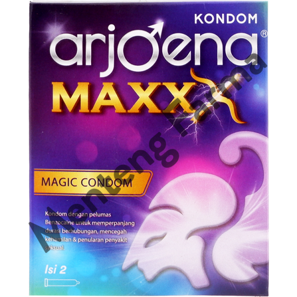 Kondom Arjoena Maxxx Isi 2 - Kondom Dengan Pelumas Tahan Lama Sale