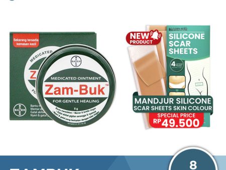 Zambuk Medicated Ointment 8 Gr - Obat Luka Memar Terkilir Online Sale