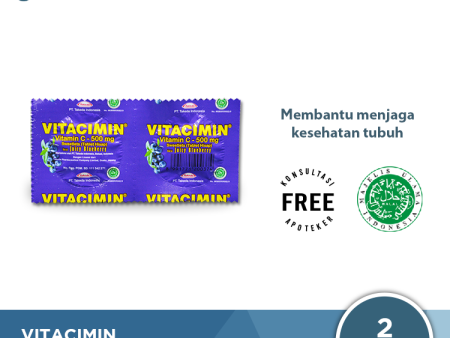 Tablet Hisap VITACIMIN Blueberry on Sale