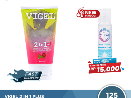 Vigel 2 in 1 Plus Lubricant & Massage Supply