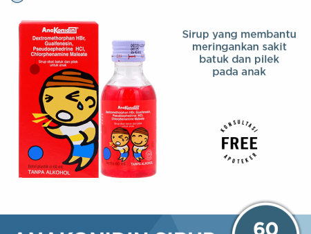 Anakonidin Sirup 60 mL - Obat Batuk dan Pilek Anak Online now