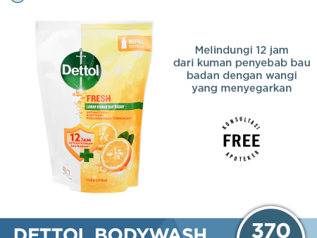 Sabun Mandi Cair Dettol ProFresh - 370 Gram Sale