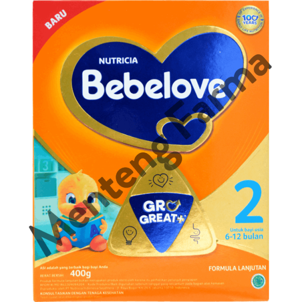 Bebelove 2 (6 - 12 Bulan) Formula Bayi Bubuk 400 Gram Online now