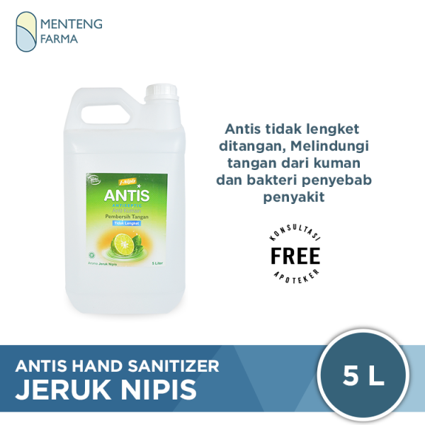 Antis Hand Sanitizer Kemasan Refill 5 Liter For Discount