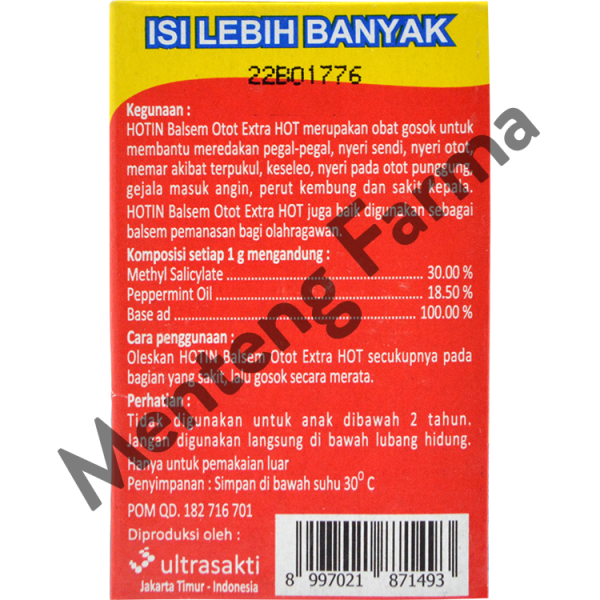 Hot In Balsem Otot Extra Hot - Pereda Pegal Linu dan Nyeri Sendi Discount