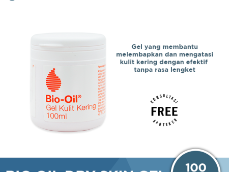 Bio Oil Dry Skin Gel 100 mL - Gel Pelembap Kulit Kering Online now