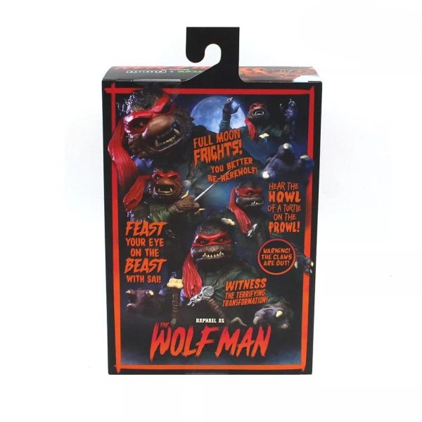 Raphael as Wolfman Neca Teenage Mutant Ninja Turtles X Universal Monsters NIB Sale